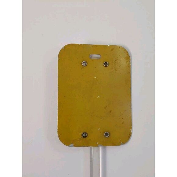 Vintage TCA Roast Meat Thermometer Yellow Aluminum and Glass - Picture 7 of 11